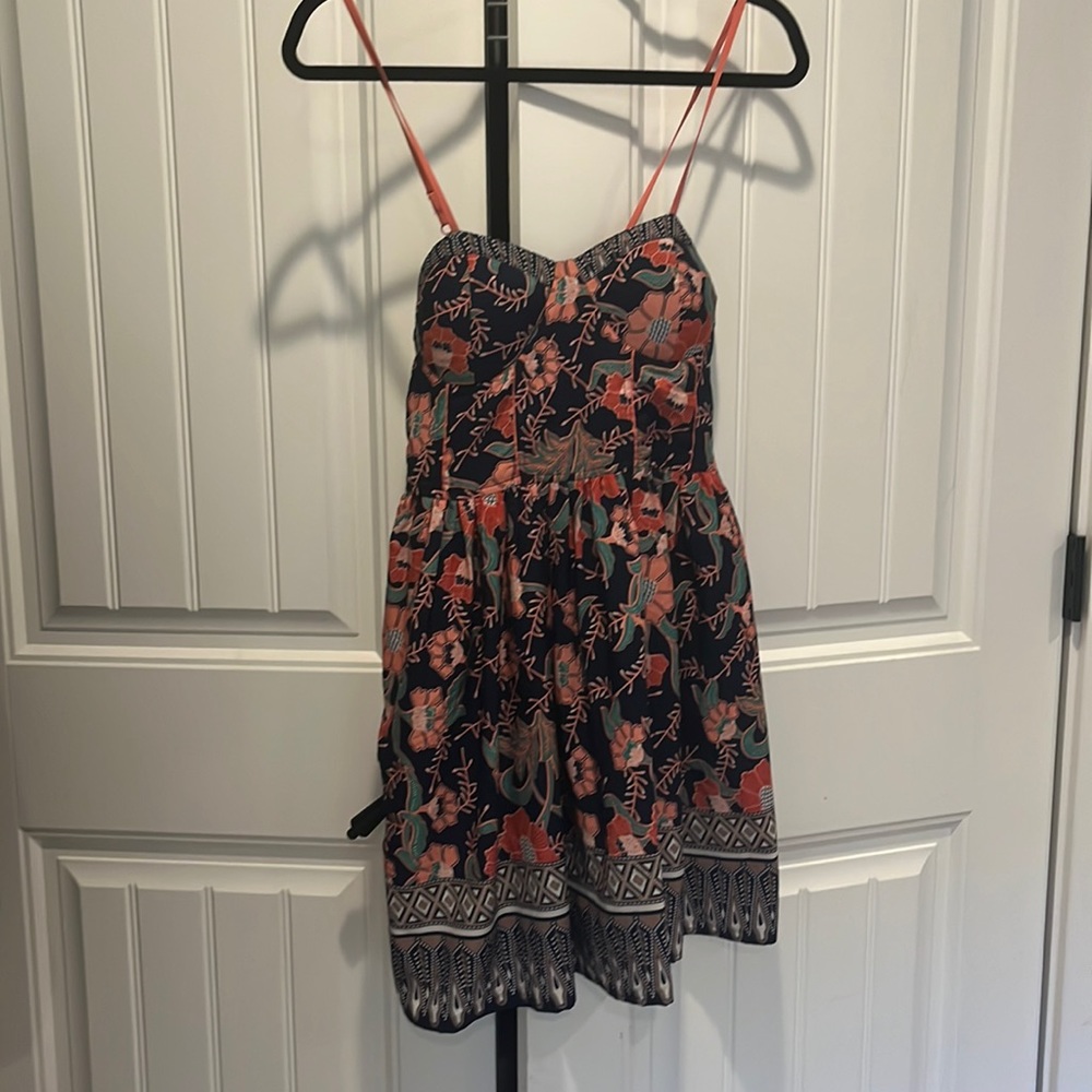Colorful Spaghetti Strap Dress